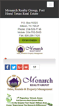 Mobile Screenshot of monarchrealtygrp.com
